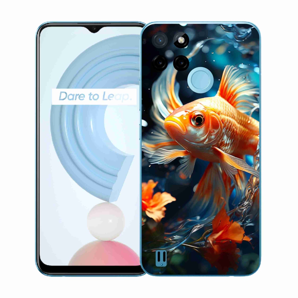 Gelový kryt mmCase na Realme C21Y/C25Y - rybka