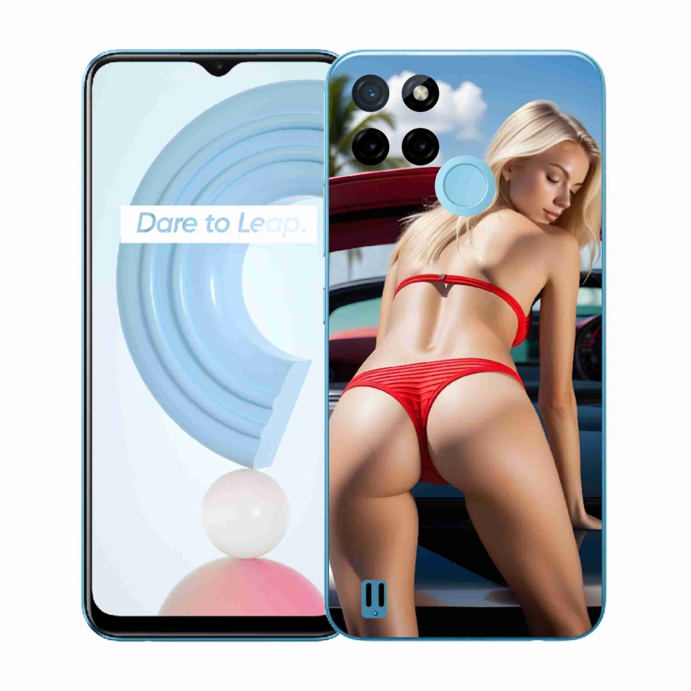 Gelový kryt mmCase na Realme C21Y/C25Y - sexy žena 2