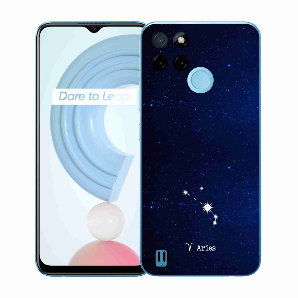 Gelový kryt mmCase na Realme C21Y/C25Y - souhvězdí Berana