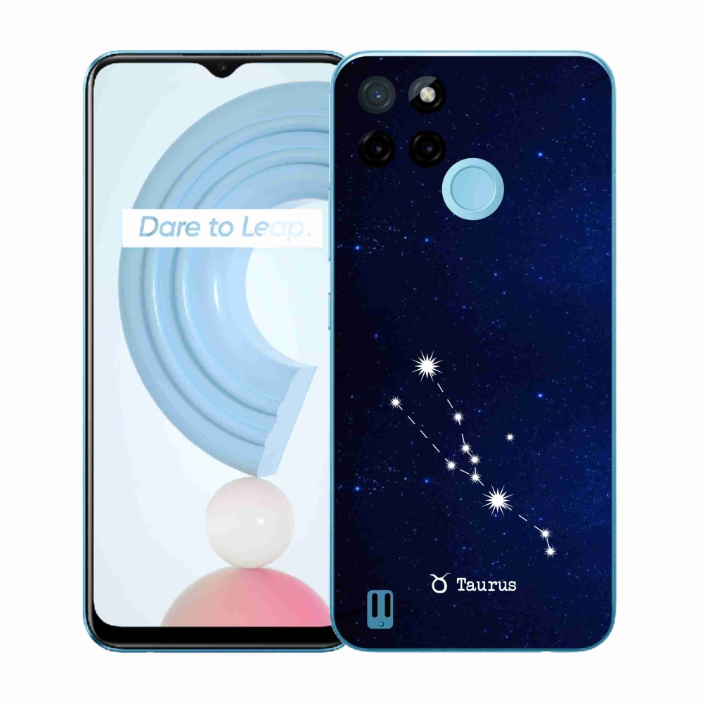 Gelový kryt mmCase na Realme C21Y/C25Y - souhvězdí Býka