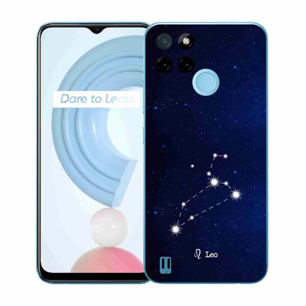Gelový kryt mmCase na Realme C21Y/C25Y - souhvězdí Lva
