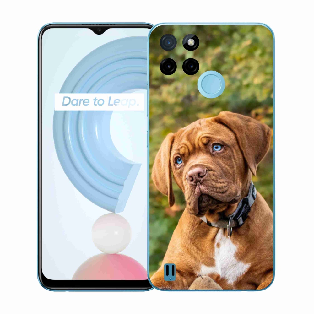 Gelový kryt mmCase na Realme C21Y/C25Y - štěně 
