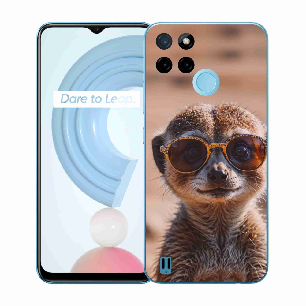 Gelový kryt mmCase na Realme C21Y/C25Y - stylová surikata