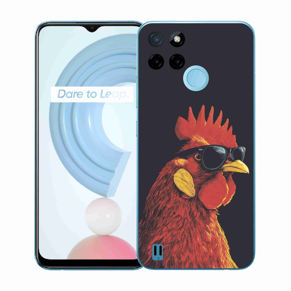 Gelový kryt mmCase na Realme C21Y/C25Y - stylový kohout