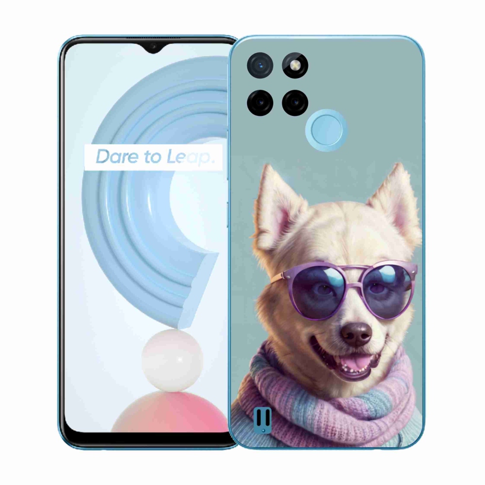 Gelový kryt mmCase na Realme C21Y/C25Y - stylový německý špic