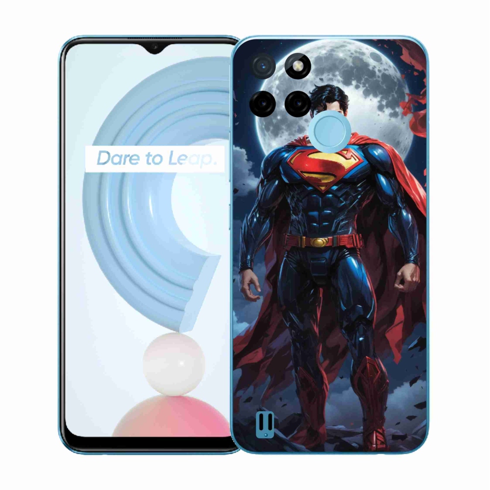 Gelový kryt mmCase na Realme C21Y/C25Y - superman