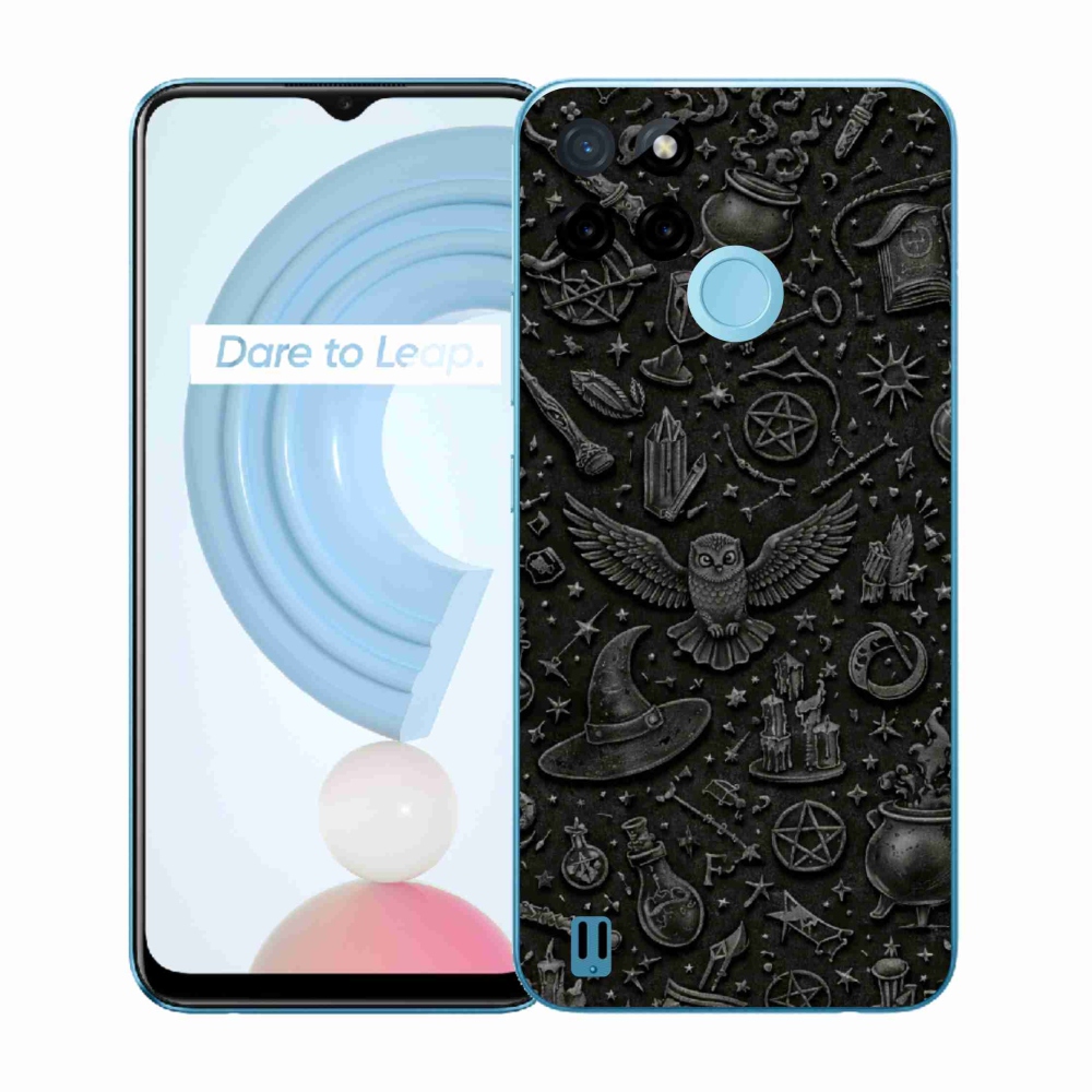 Gelový kryt mmCase na Realme C21Y/C25Y - tmavý magický svět