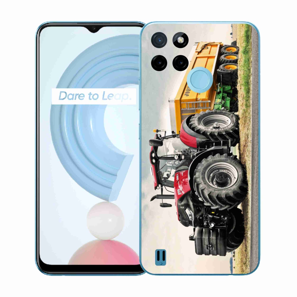 Gelový kryt mmCase na Realme C21Y/C25Y - traktor 3