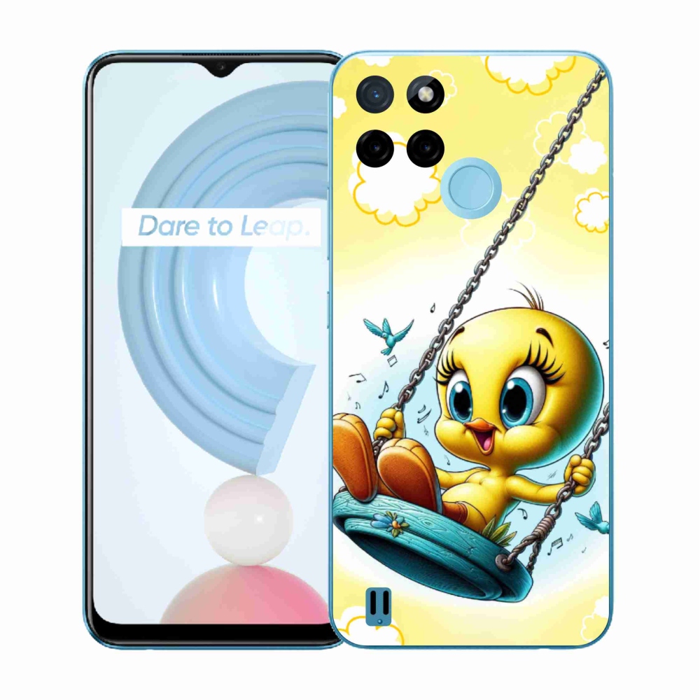 Gelový kryt mmCase na Realme C21Y/C25Y - tweety