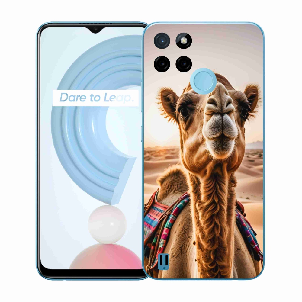 Gelový kryt mmCase na Realme C21Y/C25Y - velbloud