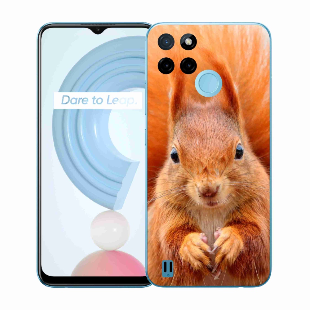 Gelový kryt mmCase na Realme C21Y/C25Y - veverka