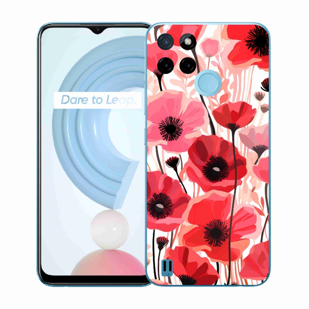 Gelový kryt mmCase na Realme C21Y/C25Y - vlčí mák 1