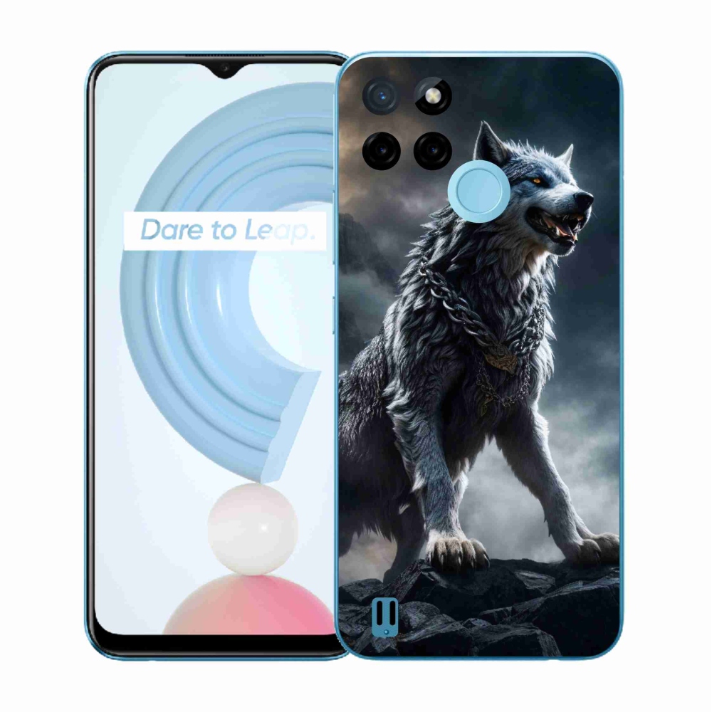 Gelový kryt mmCase na Realme C21Y/C25Y - vlk 1