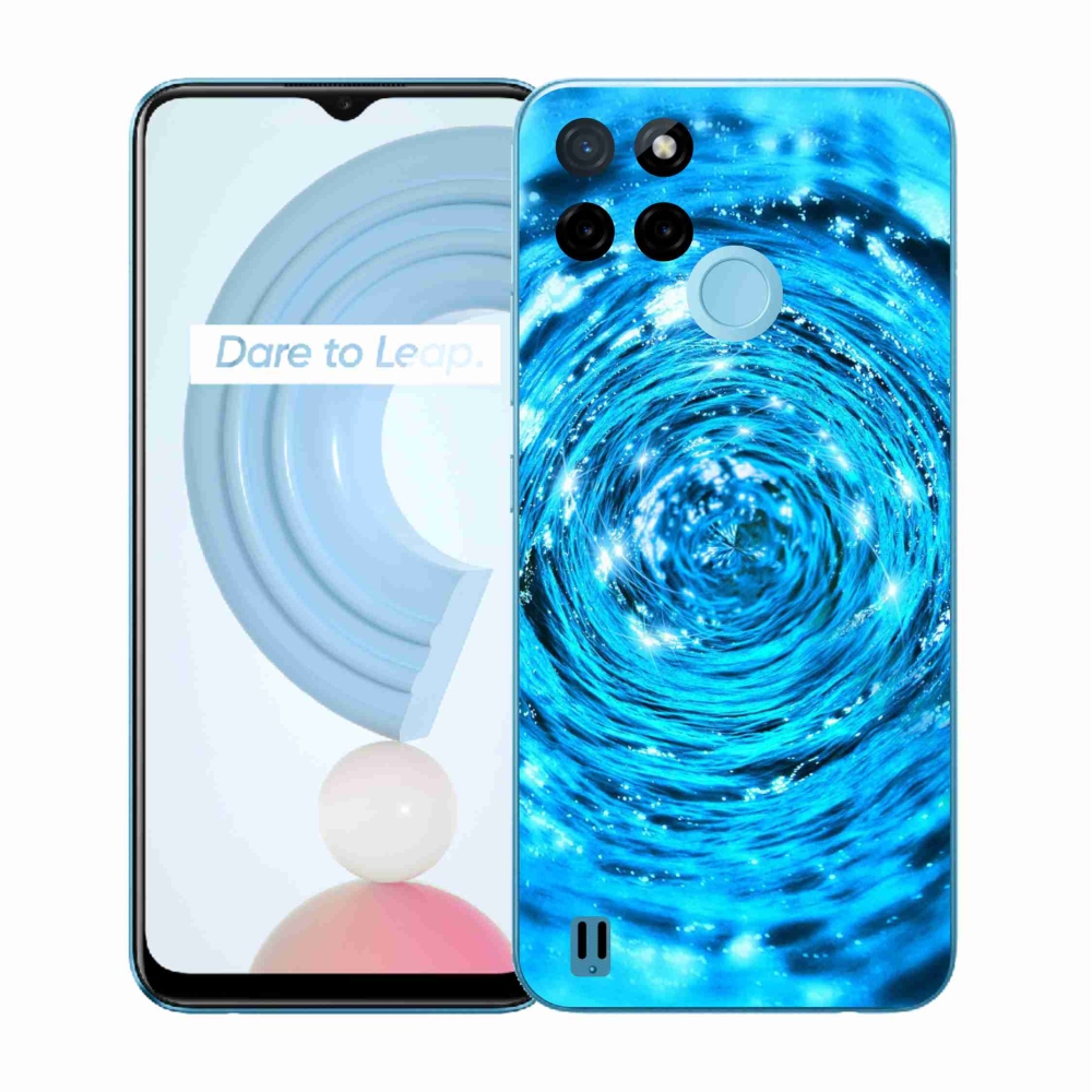 Gelový kryt mmCase na Realme C21Y/C25Y - vodní vír