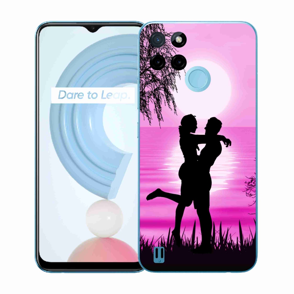 Gelový kryt mmCase na Realme C21Y/C25Y - západ slunce