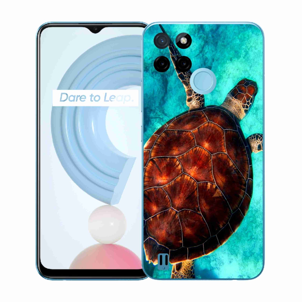 Gelový kryt mmCase na Realme C21Y/C25Y - želva