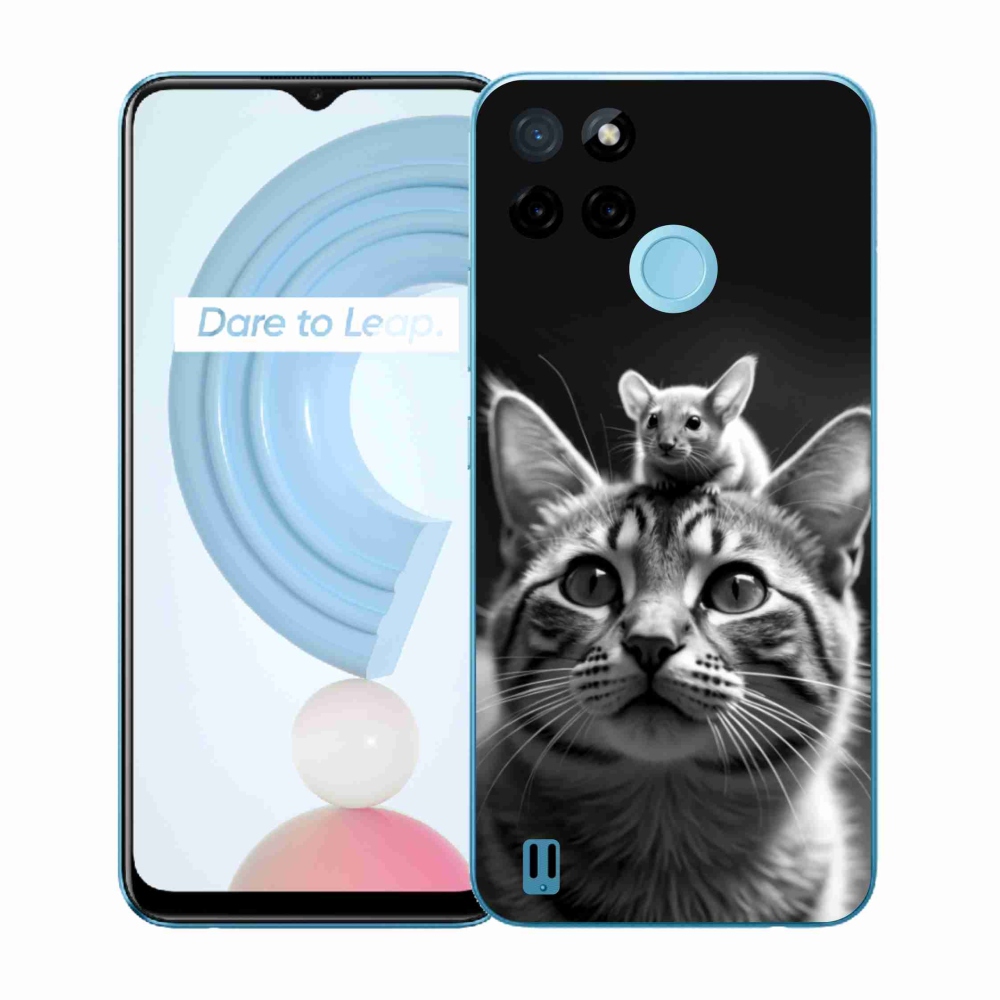 Gelový kryt mmCase na Realme C21Y/C25Y - zvířecí přátelství 2