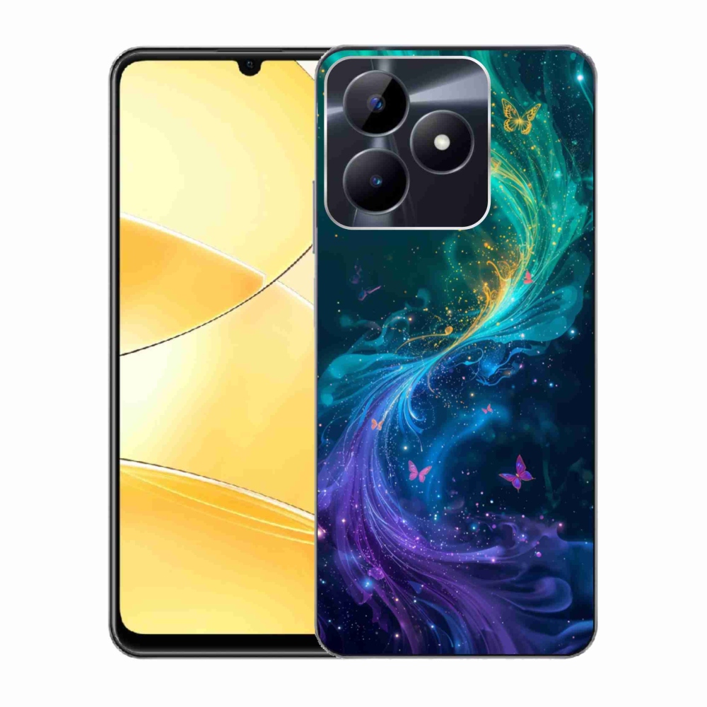 Gelový kryt mmCase na Realme C51/C53 - abstraktní motiv 31
