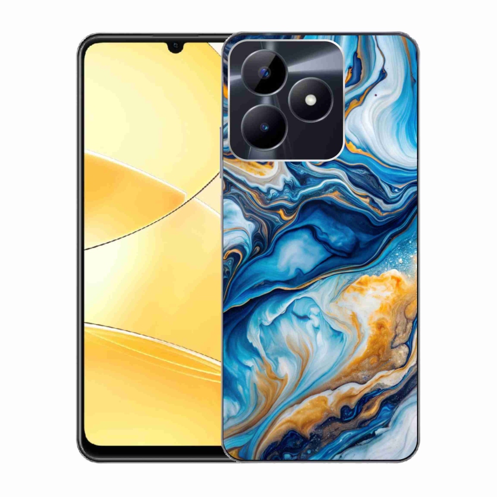Gelový kryt mmCase na Realme C51/C53 - abstraktní motiv 34