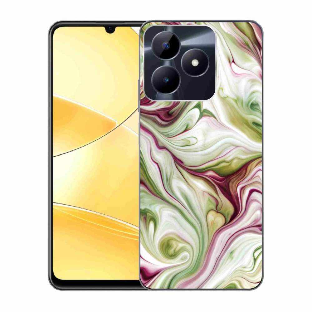 Gelový kryt mmCase na Realme C51/C53 - abstraktní motiv 36