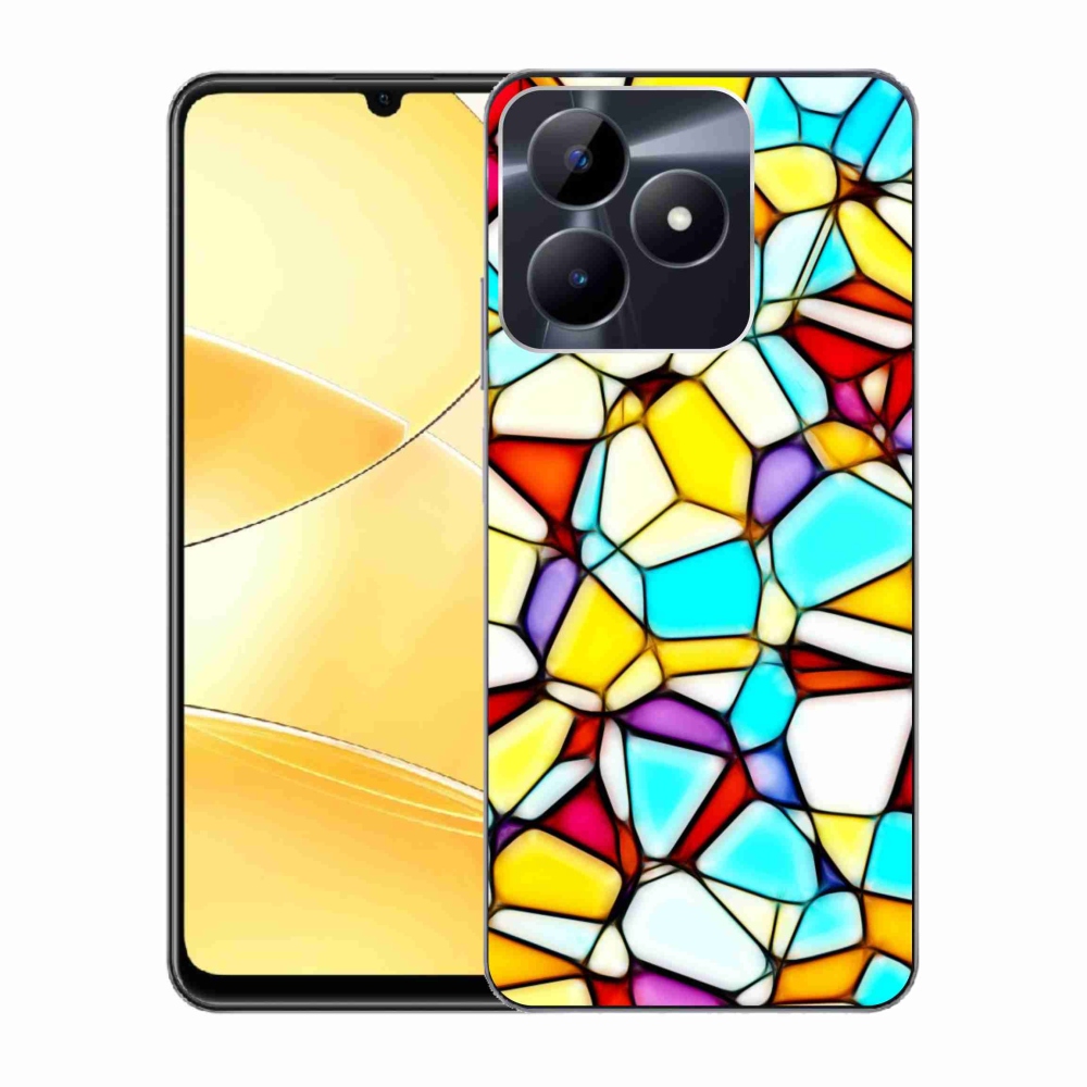 Gelový kryt mmCase na Realme C51/C53 - abstraktní motiv 40