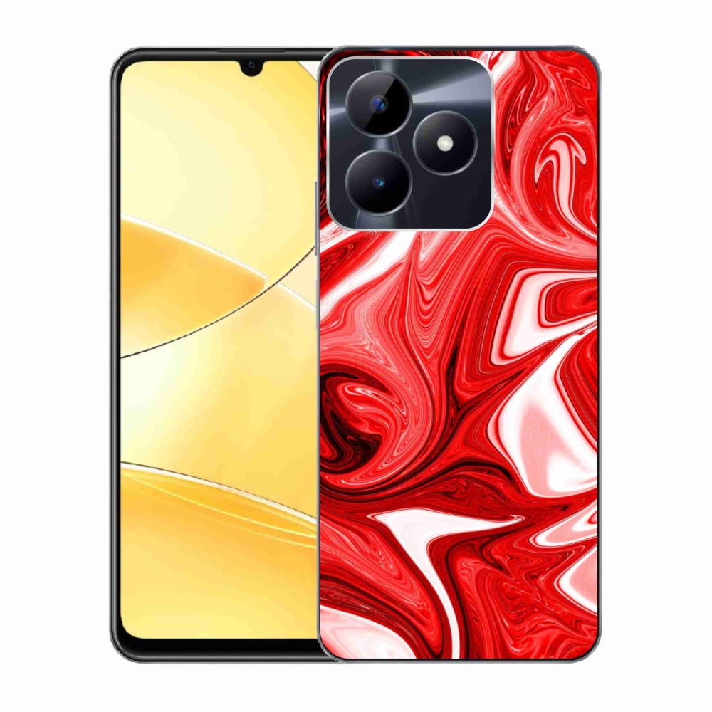 Gelový kryt mmCase na Realme C51/C53 - abstraktní motiv 43