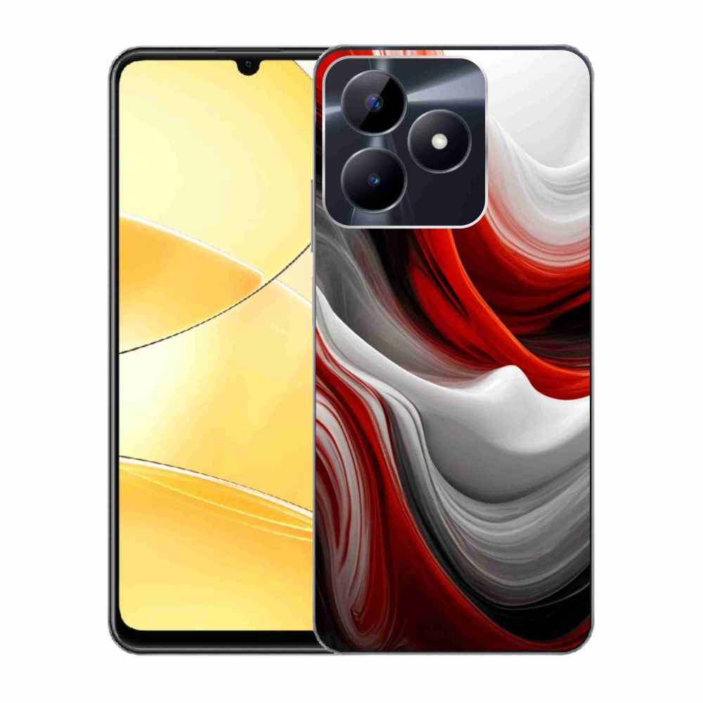 Gelový kryt mmCase na Realme C51/C53 - abstraktní motiv 47