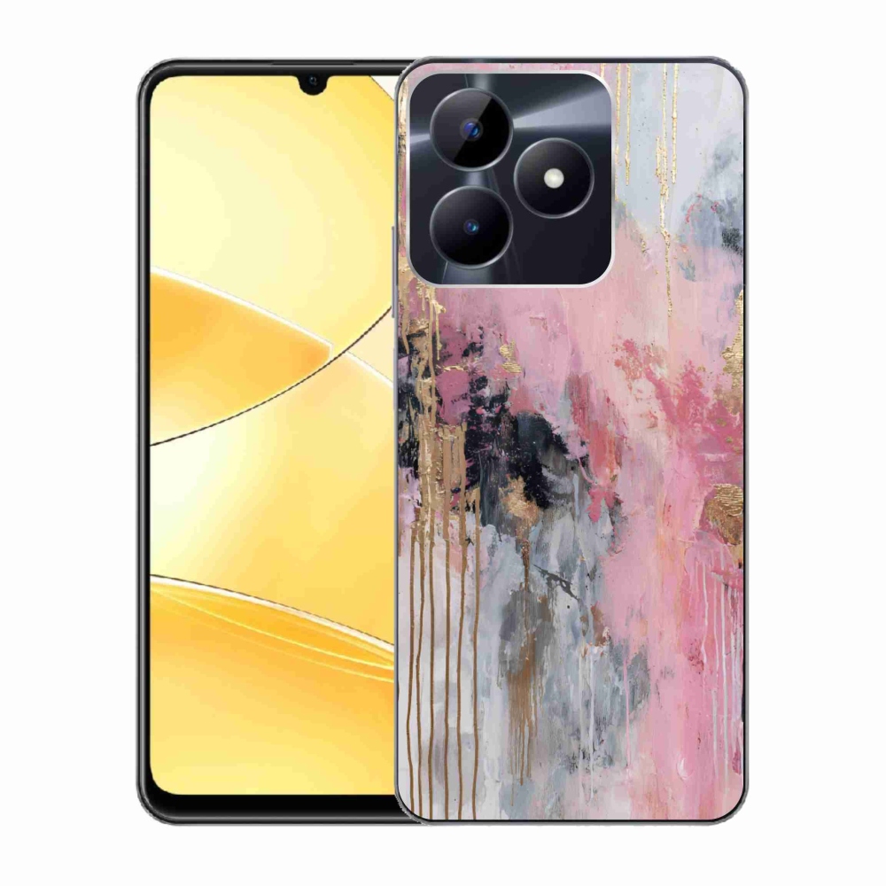 Gelový kryt mmCase na Realme C51/C53 - abstraktní motiv 49