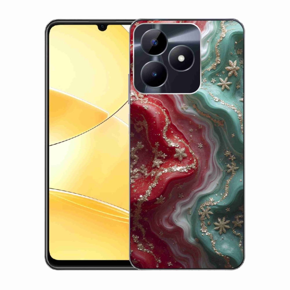 Gelový kryt mmCase na Realme C51/C53 - abstraktní motiv 54