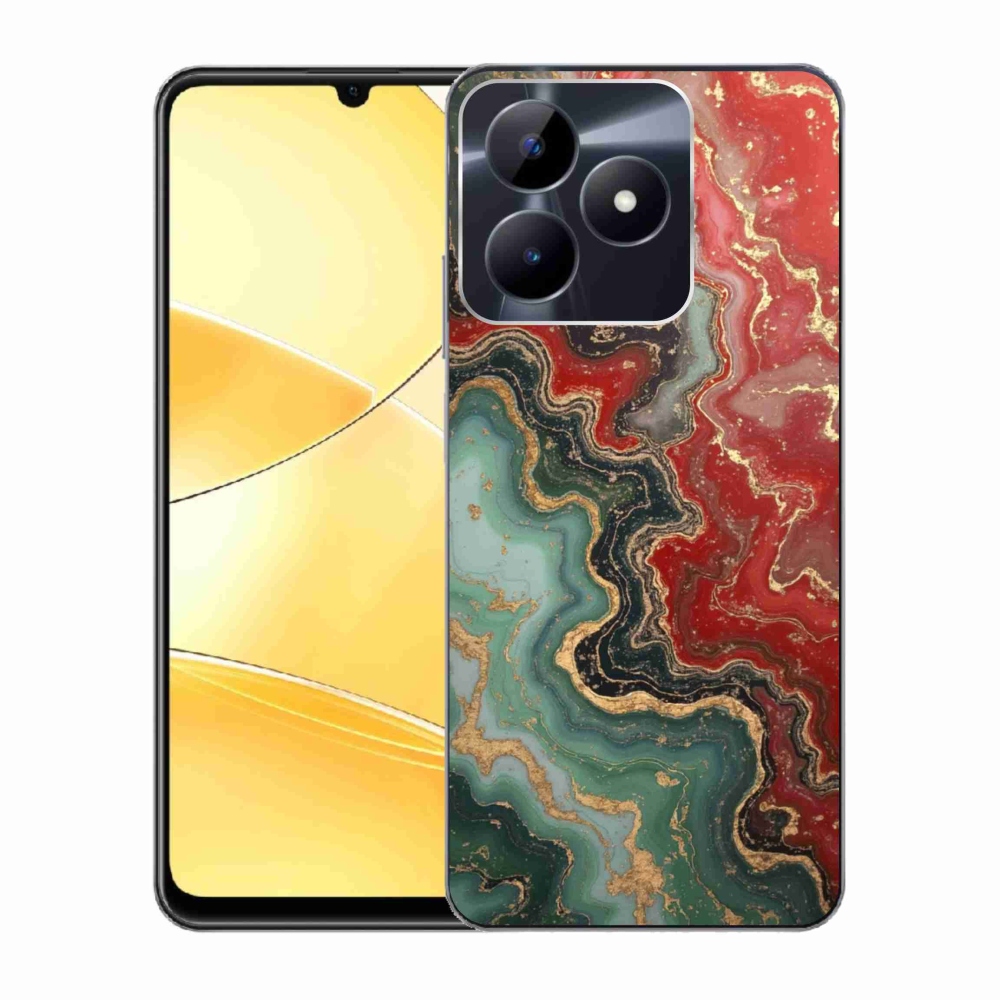 Gelový kryt mmCase na Realme C51/C53 - abstraktní motiv 55