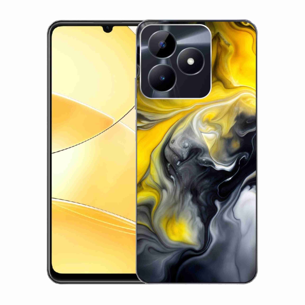 Gelový kryt mmCase na Realme C51/C53 - abstraktní motiv 60