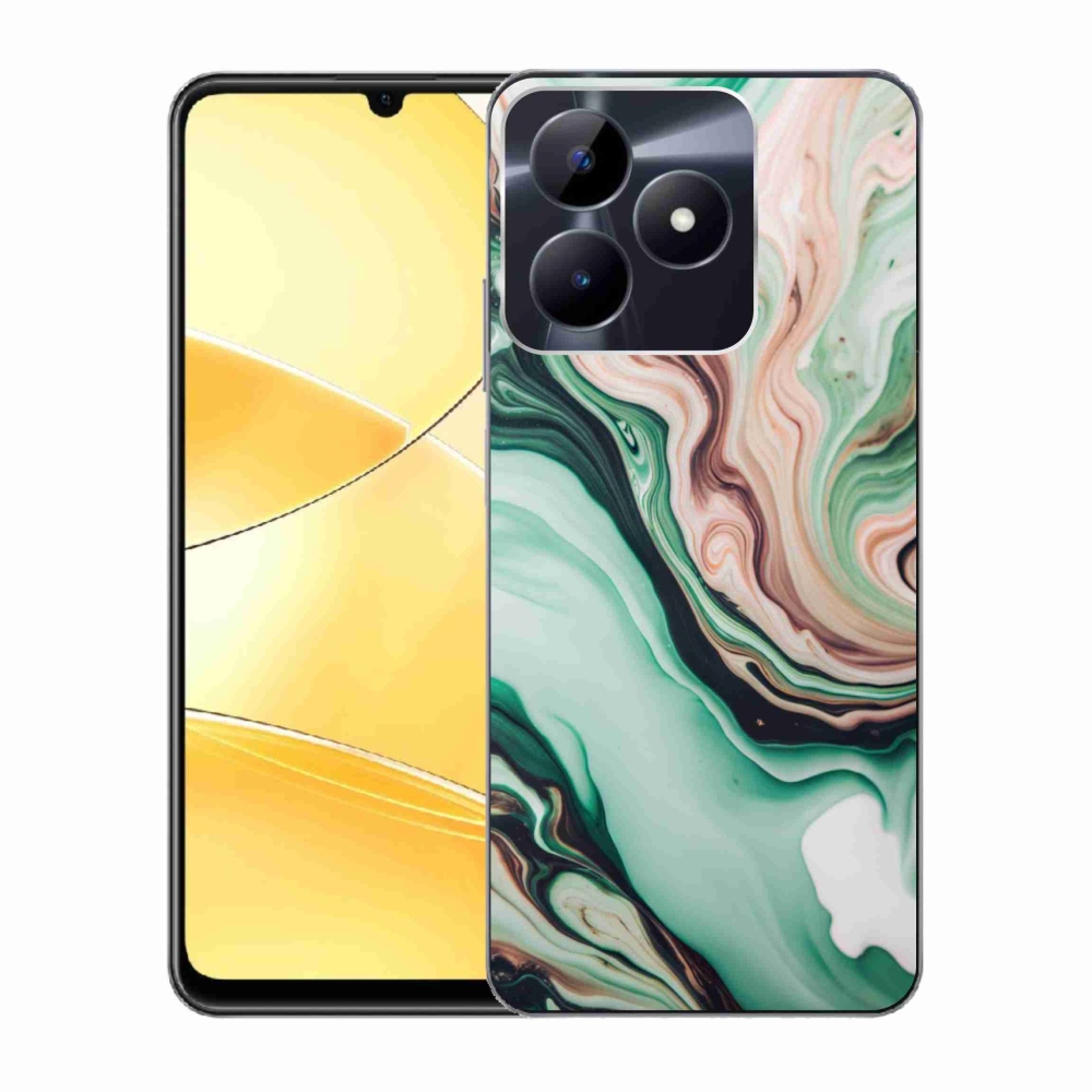 Gelový kryt mmCase na Realme C51/C53 - abstraktní motiv 62