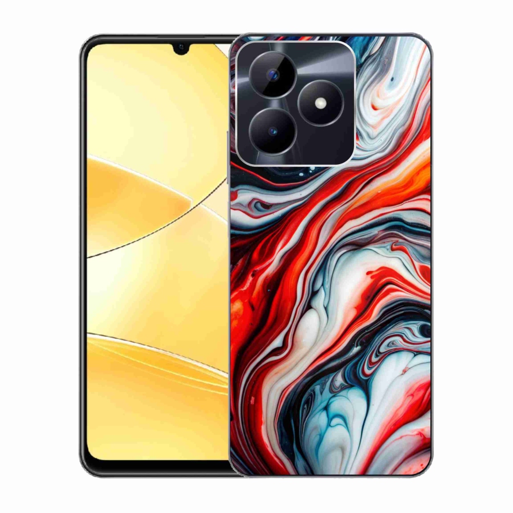 Gelový kryt mmCase na Realme C51/C53 - abstraktní motiv 63