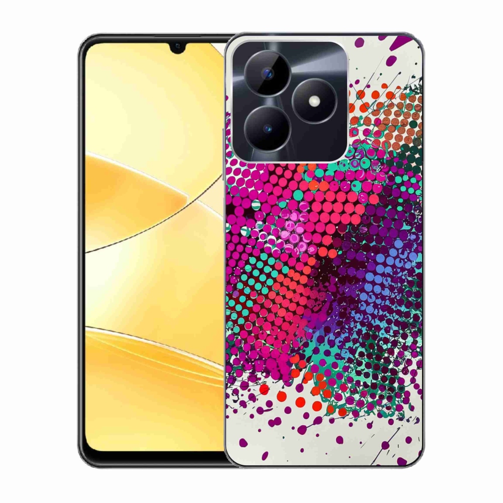 Gelový kryt mmCase na Realme C51/C53 - abstraktní motiv 65