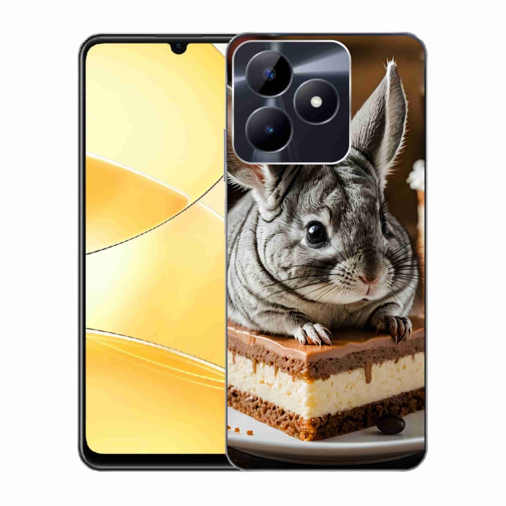 Gelový kryt mmCase na Realme C51/C53 - činčila
