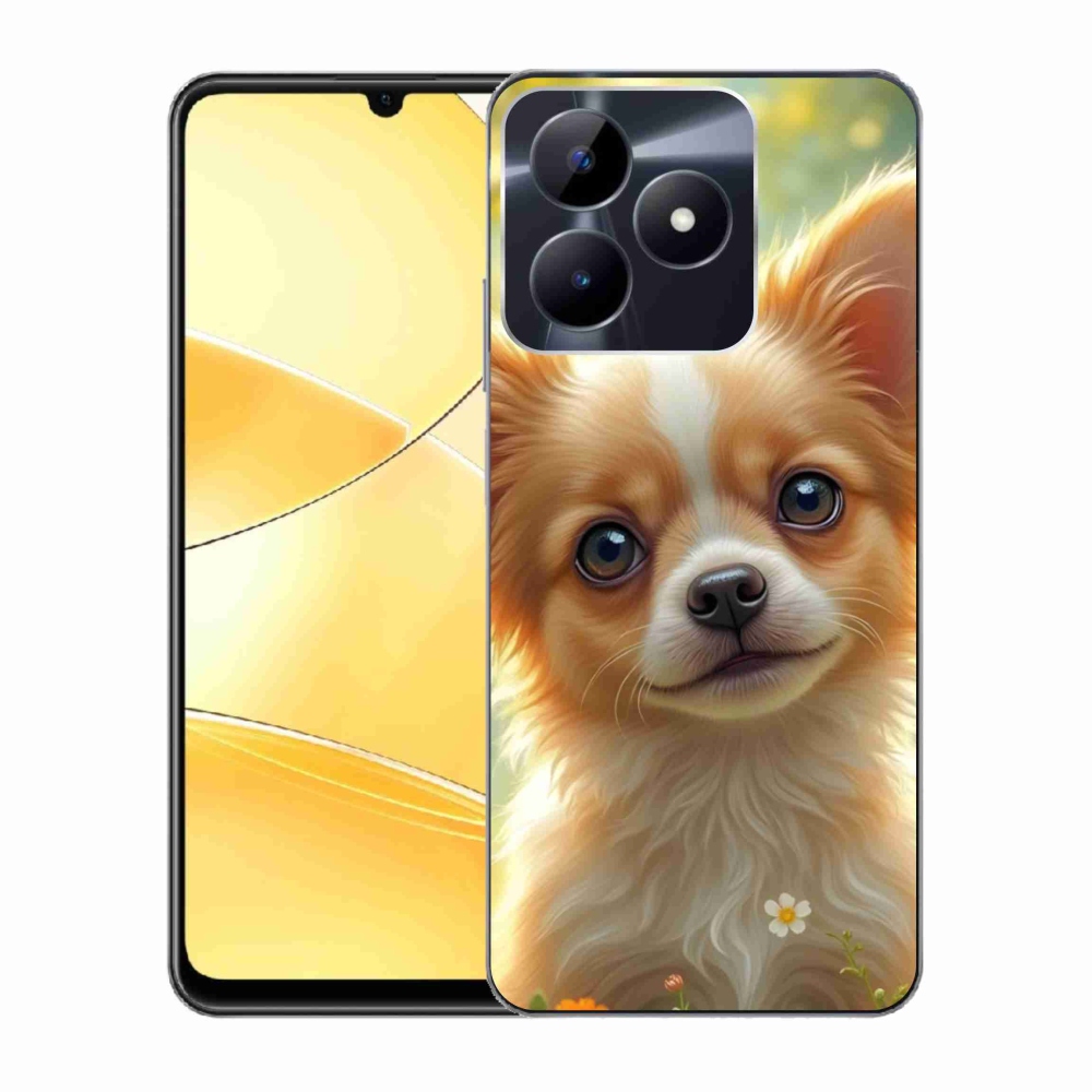 Gelový kryt mmCase na Realme C51/C53 - čivava 5