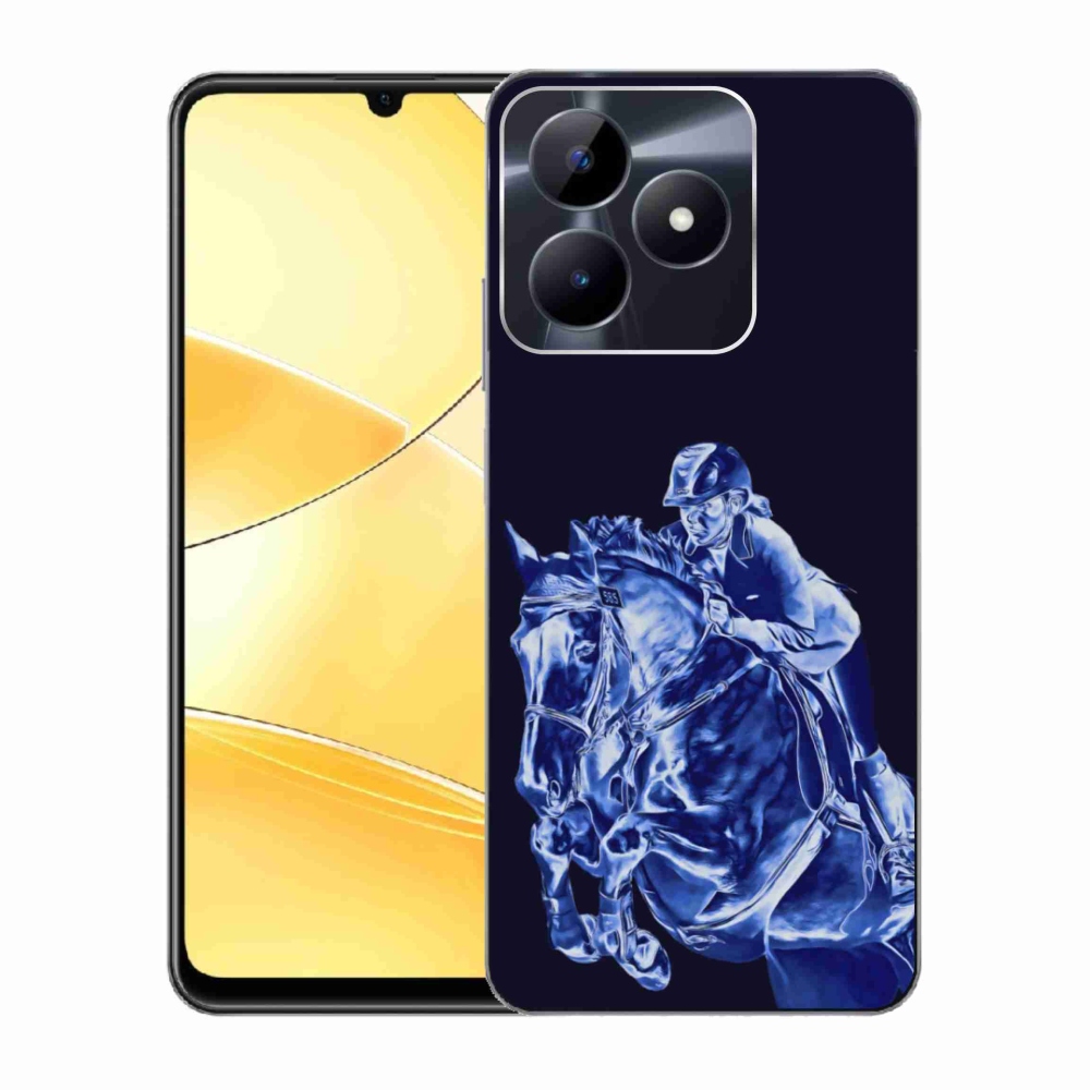 Gelový kryt mmCase na Realme C51/C53 - dostihový kůň