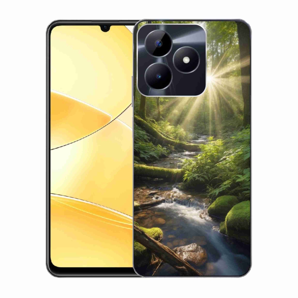 Gelový kryt mmCase na Realme C51/C53 - hlubina lesa