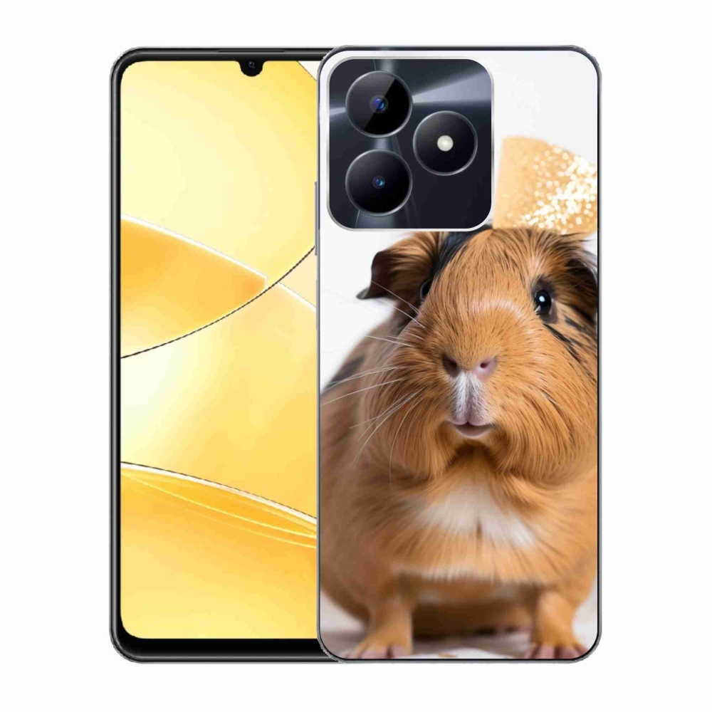 Gelový kryt mmCase na Realme C51/C53 - hnědé morče