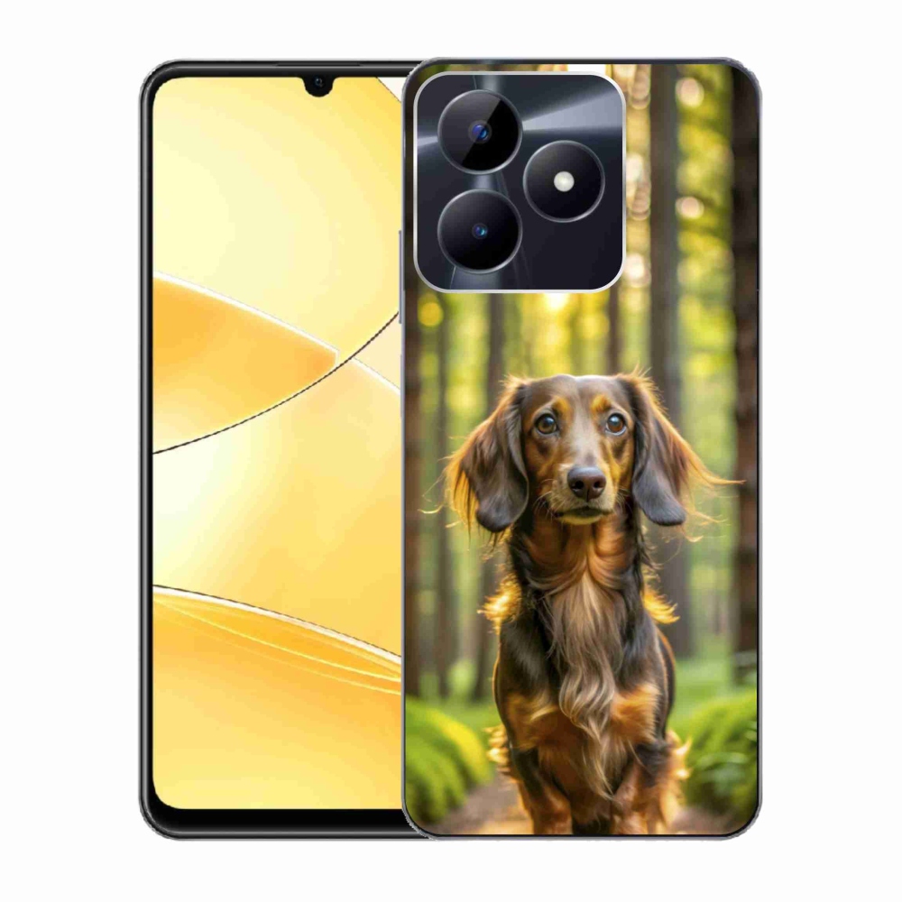 Gelový kryt mmCase na Realme C51/C53 - jezevčík 4