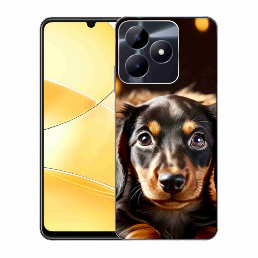 Gelový kryt mmCase na Realme C51/C53 - jezevčík