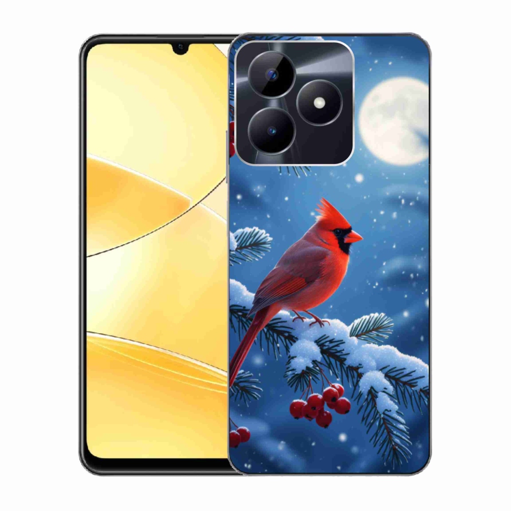 Gelový kryt mmCase na Realme C51/C53 - kardinál červený