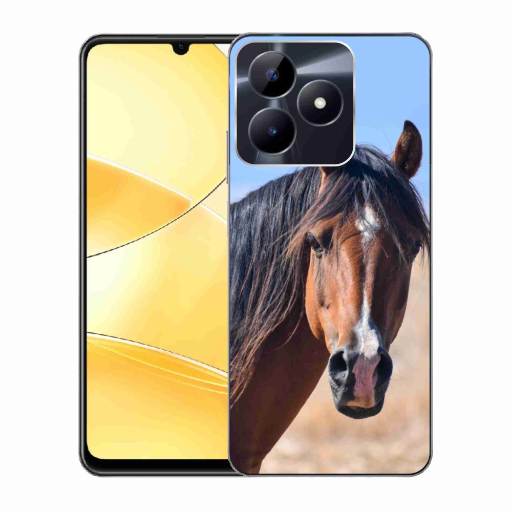 Gelový kryt mmCase na Realme C51/C53 - klidný kůň