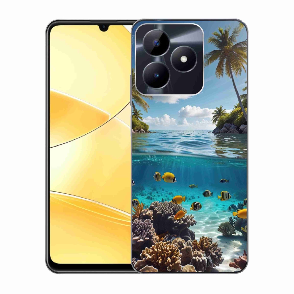 Gelový kryt mmCase na Realme C51/C53 - mořský svět 4