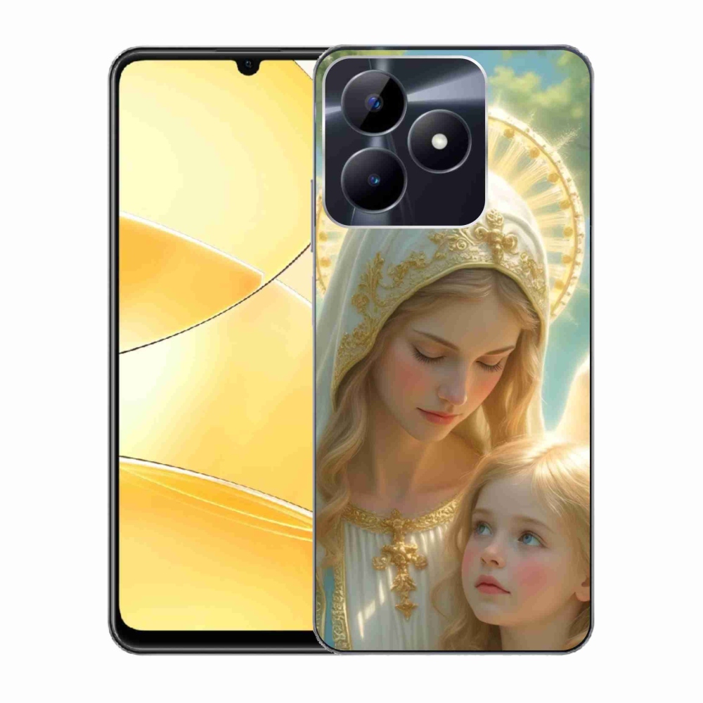 Gelový kryt mmCase na Realme C51/C53 - náboženský motiv 2