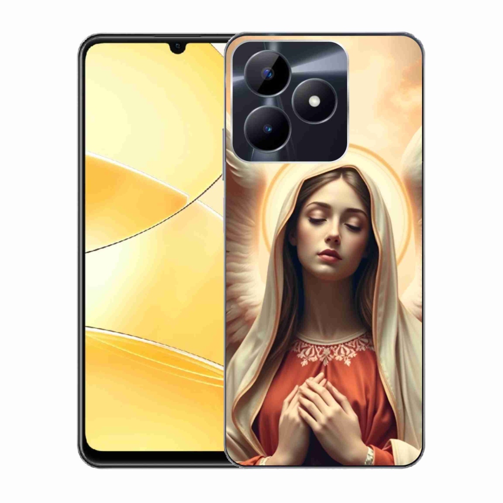 Gelový kryt mmCase na Realme C51/C53 - náboženský motiv