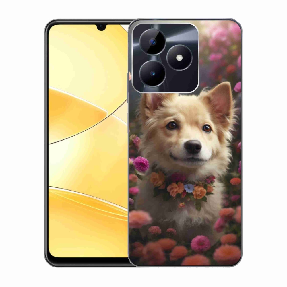 Gelový kryt mmCase na Realme C51/C53 - německý špic