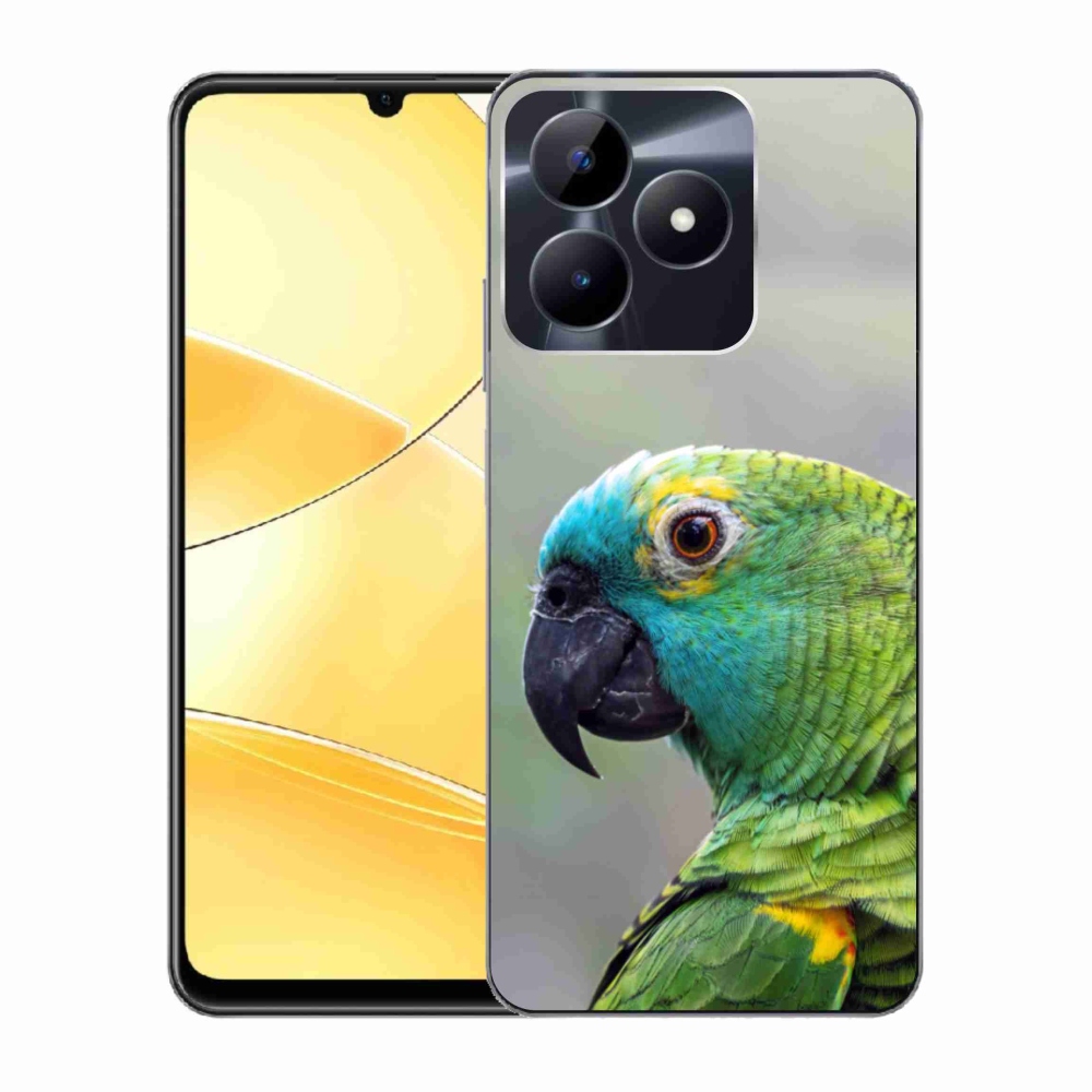 Gelový kryt mmCase na Realme C51/C53 - papoušek amazoňan
