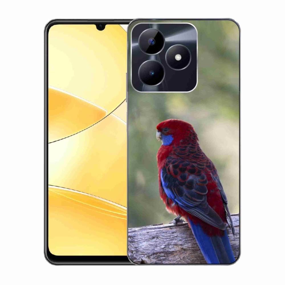 Gelový kryt mmCase na Realme C51/C53 - papoušek rosela