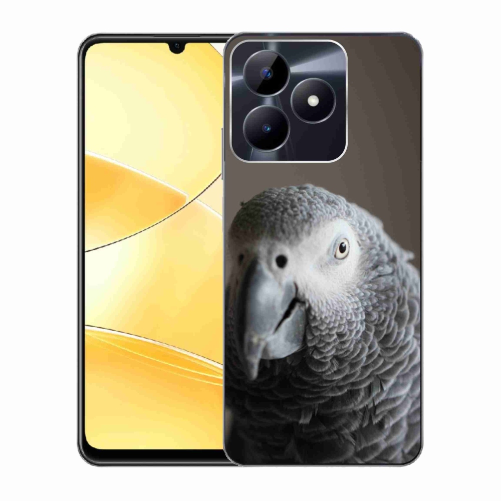 Gelový kryt mmCase na Realme C51/C53 - papoušek žako 2